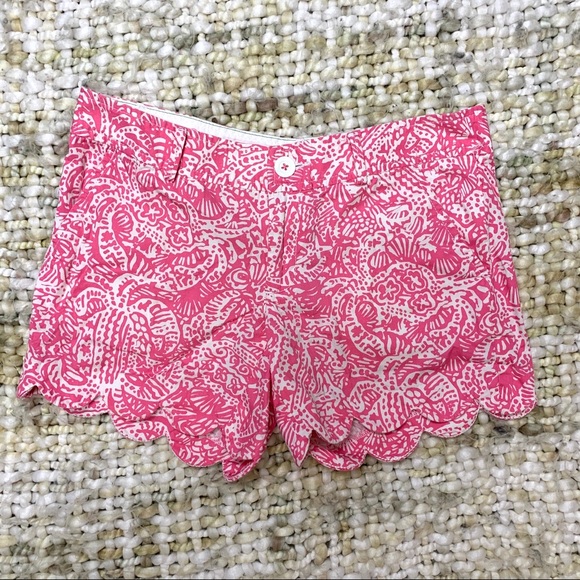 Lilly Pulitzer Pants - Lilly Pulitzer Buttercup scalloped shorts 2